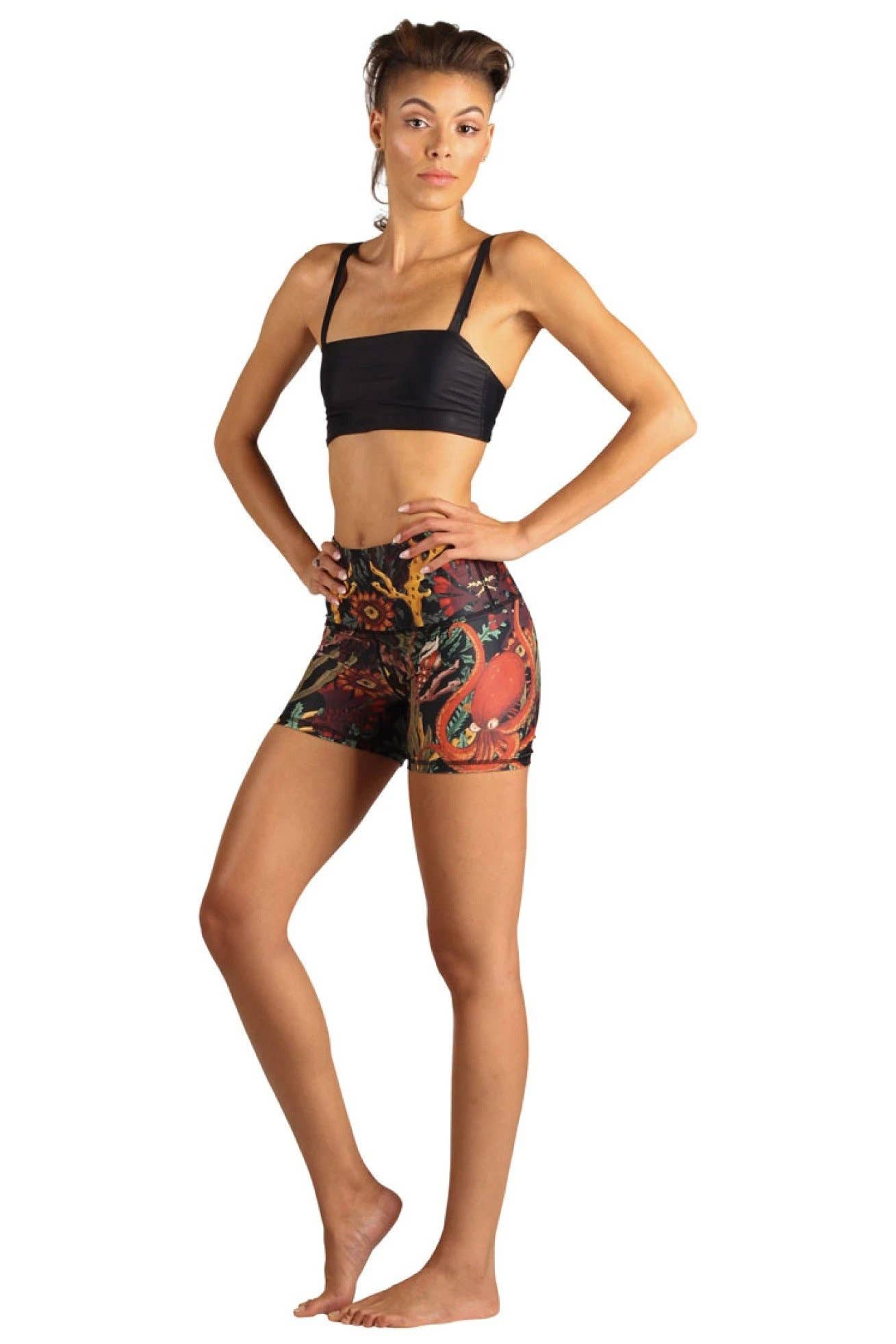 The Joey Yoga Short in Coral My Name