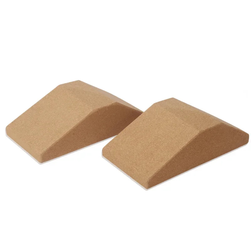 Three Point Cork Yoga Block